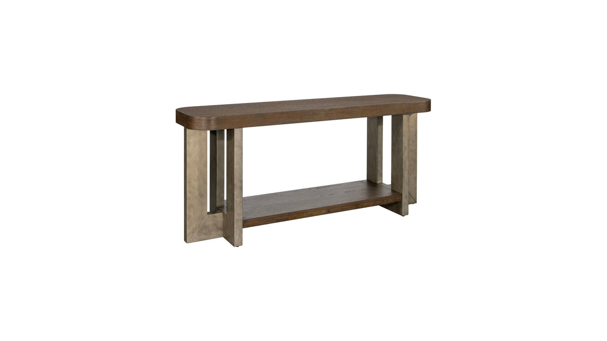 Nova - Console Table - Cerused Charcoal Oak