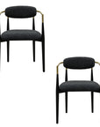 Jenson - Black Dining Chair Set of 2 - Black