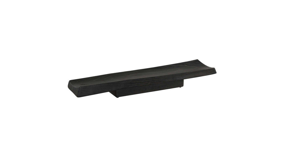 Ciaran - Indoor-Outdoor Wooden Tray - Black