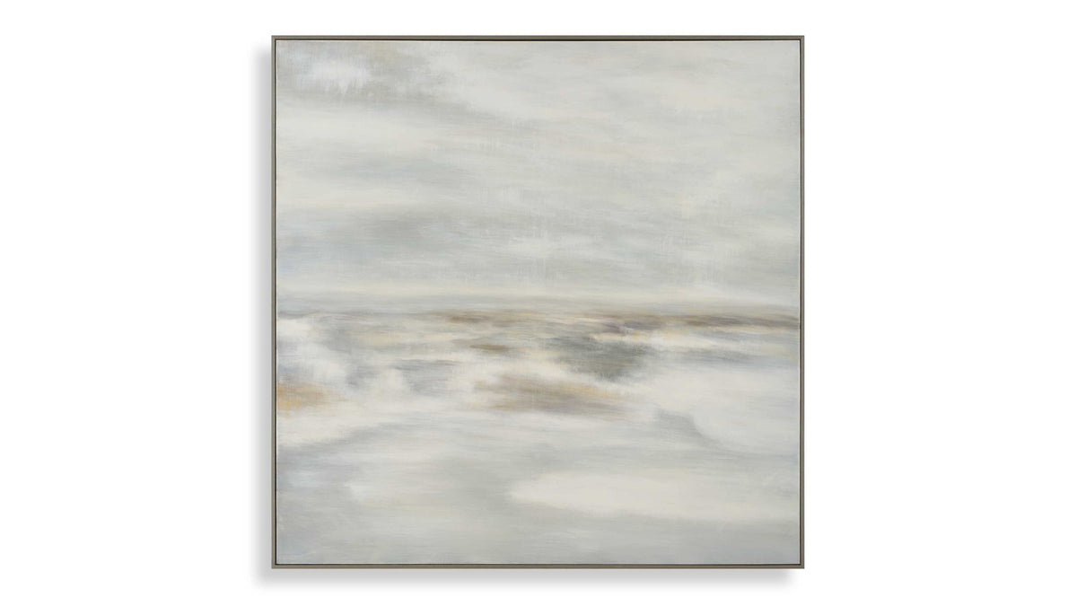 Furthest Thing - Canvas Landscape Art - Brown / Gray / White