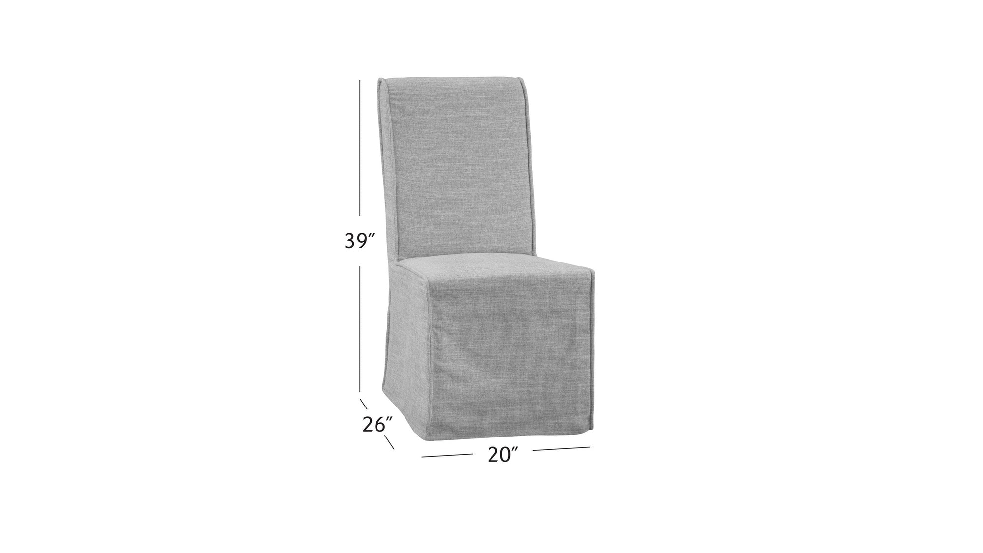 Mackie - Dining Chair Set of 2 - Hempstead Dove