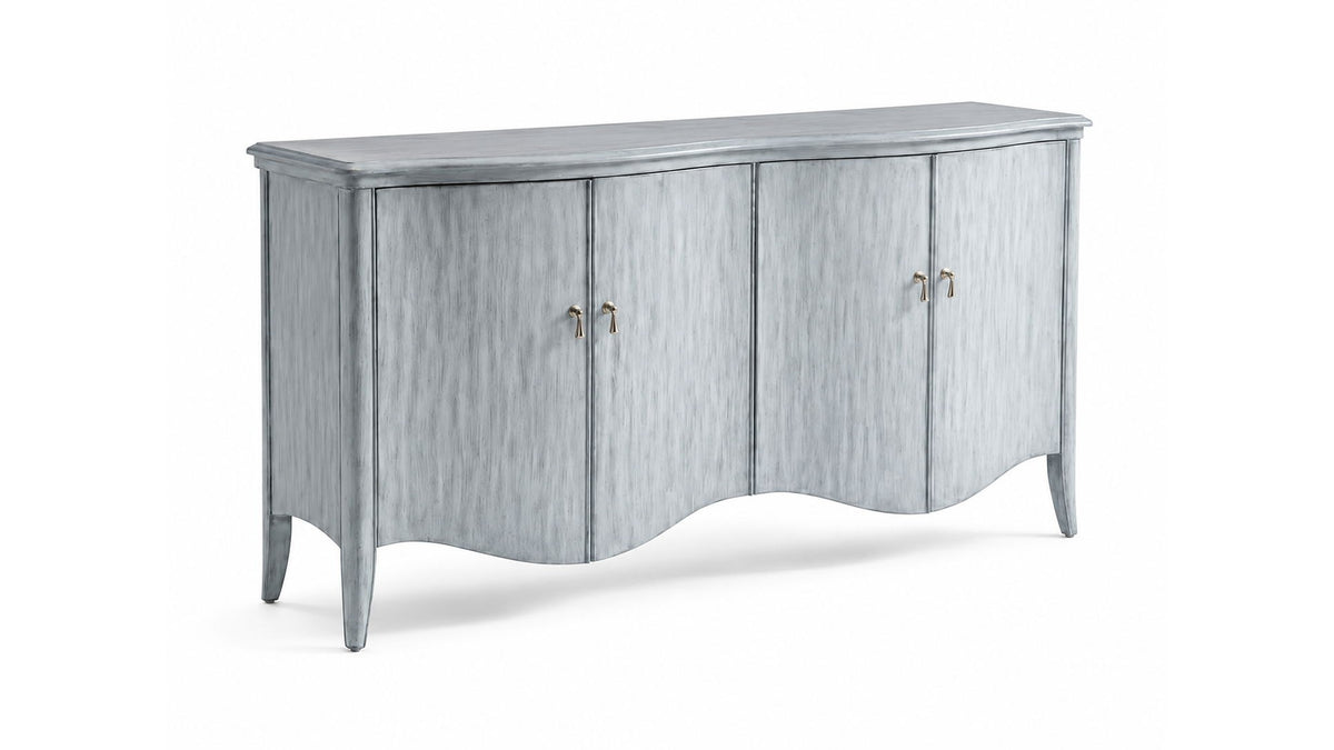 Bauer - Four Door Cabinet - Silver