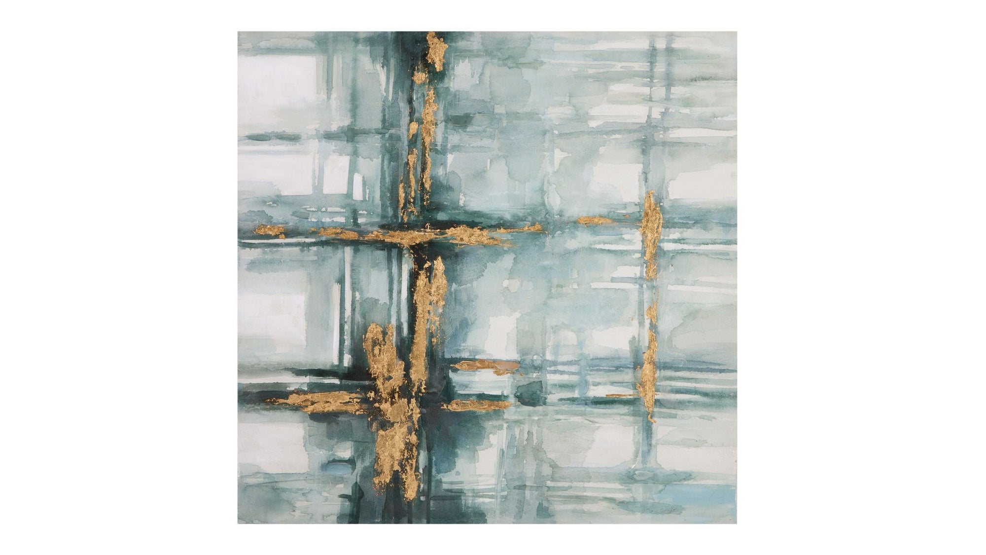 Mulligan Canvas Art - Gold