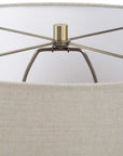 Maliyah - Linen Table Lamp - White