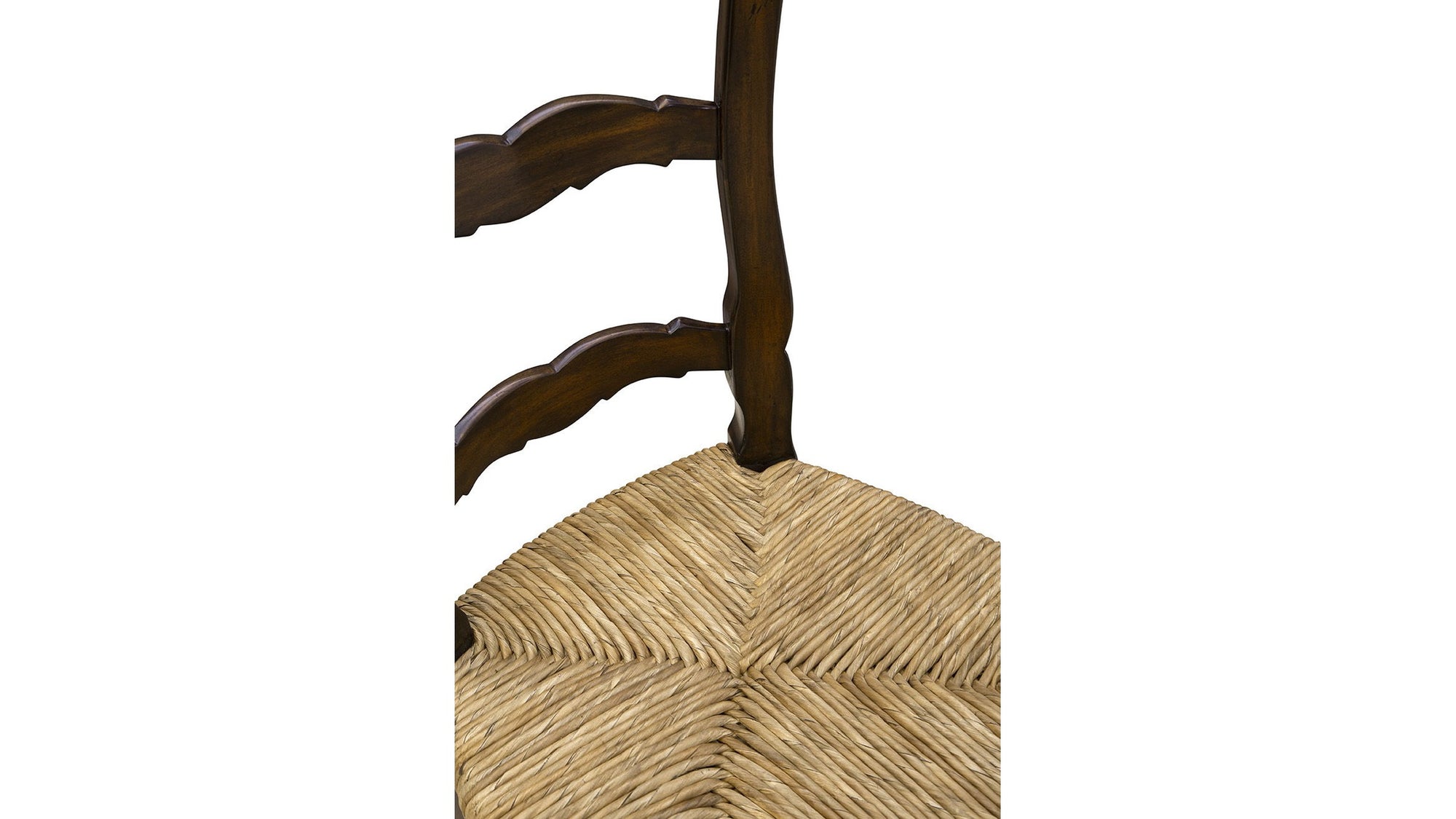 24" Ladderback Counter Stool - Dark Brown