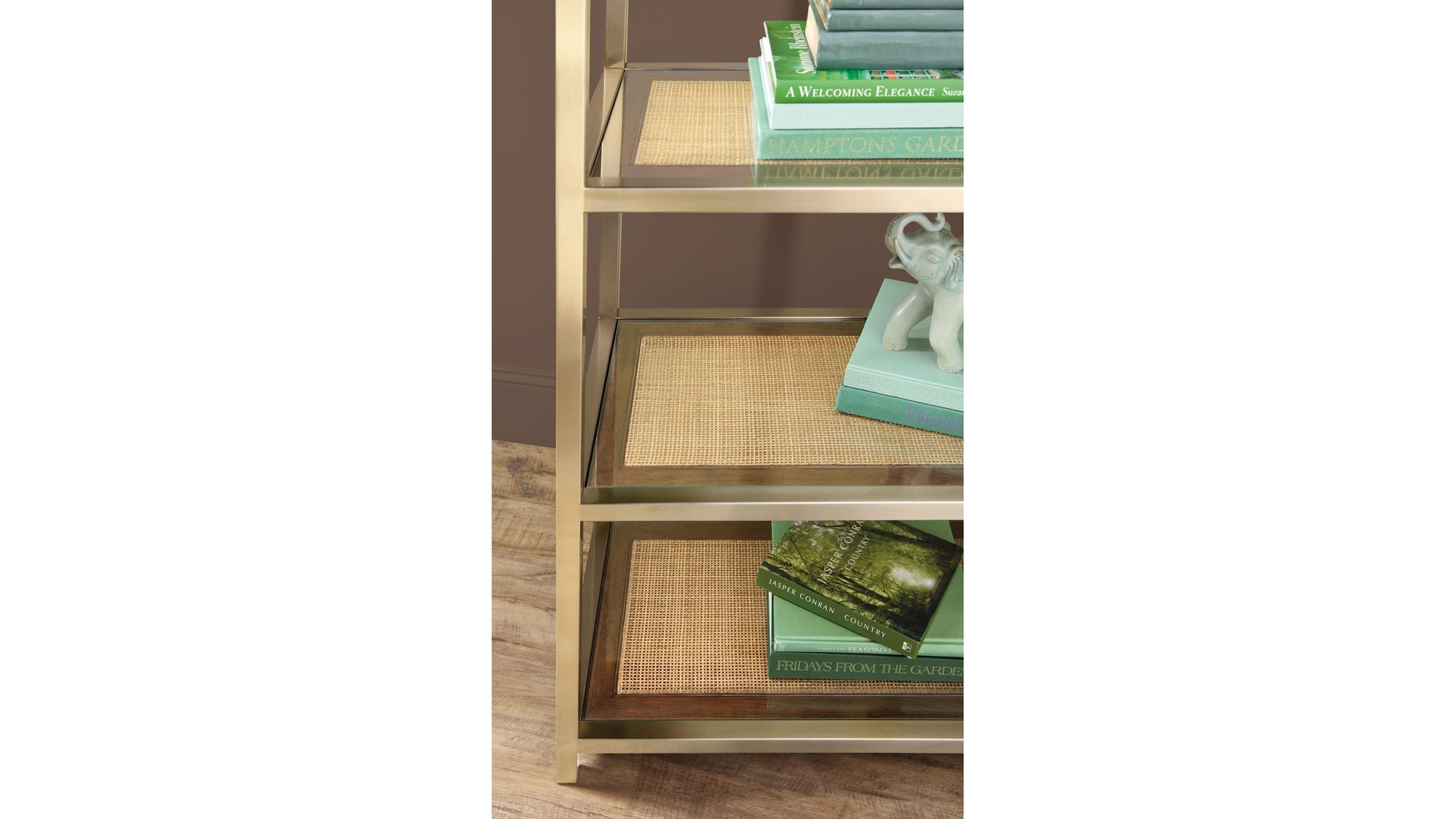 Melange - 85" Etagere - Gold
