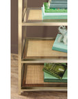 Melange - 85" Etagere - Gold