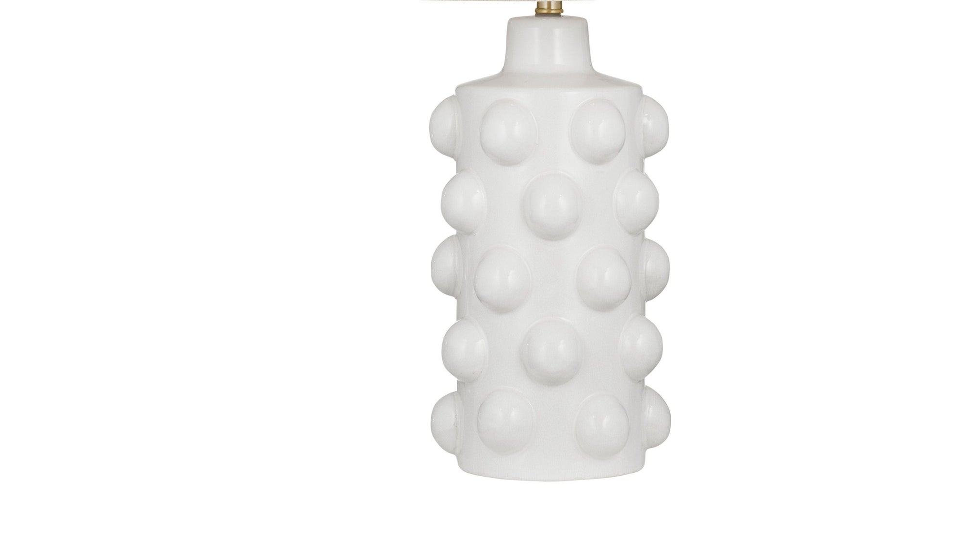 Lynn - Table Lamp - White - White / Polished Brass