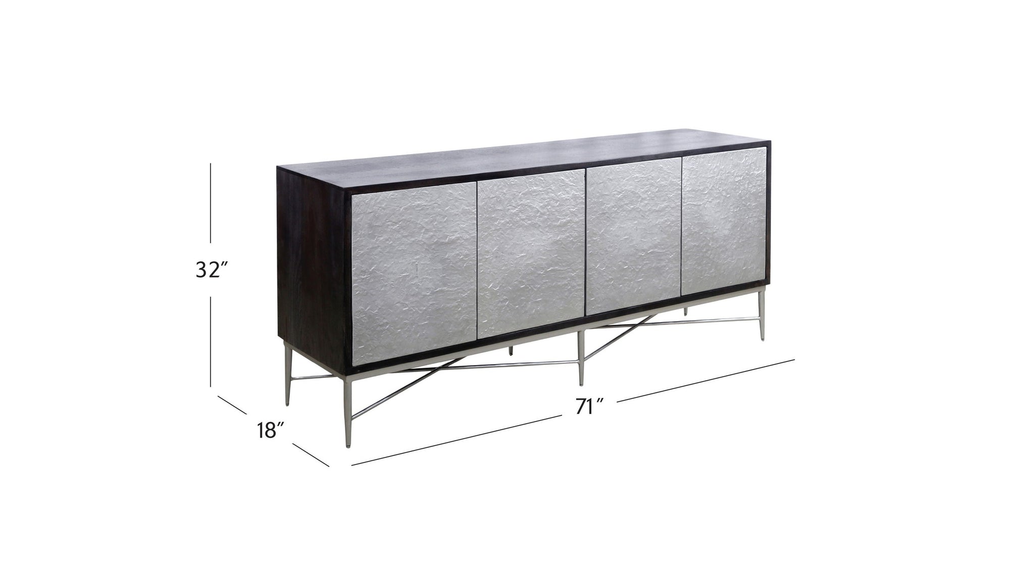 Lumina - Server - Ebny Mano / Silver Cast Aluminum