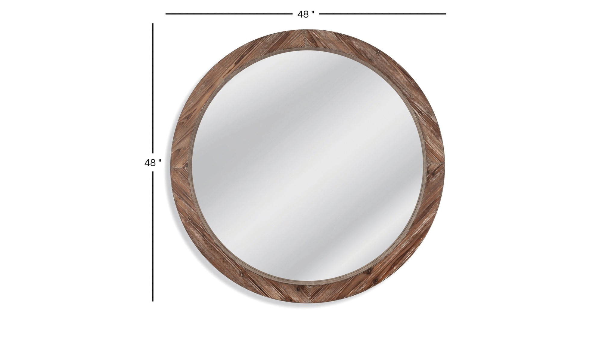Jacques - Wall Mirror - Light Brown