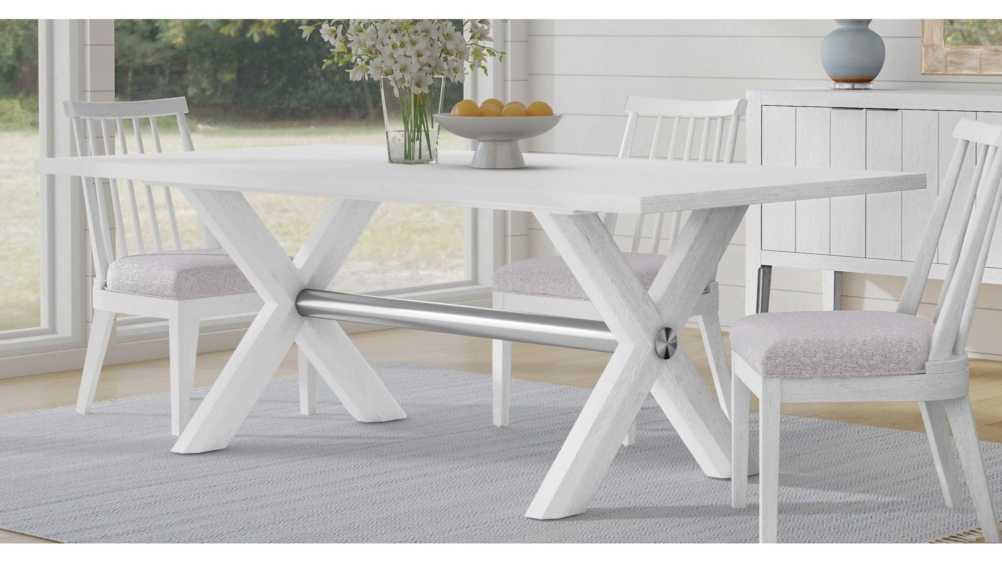 Nadine - Dining Table - White