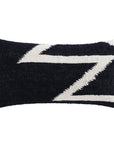 Antigua - Handwoven Oblong Pillow - Black / White