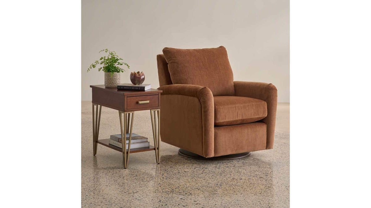 Alma Swivel Gliding Chair