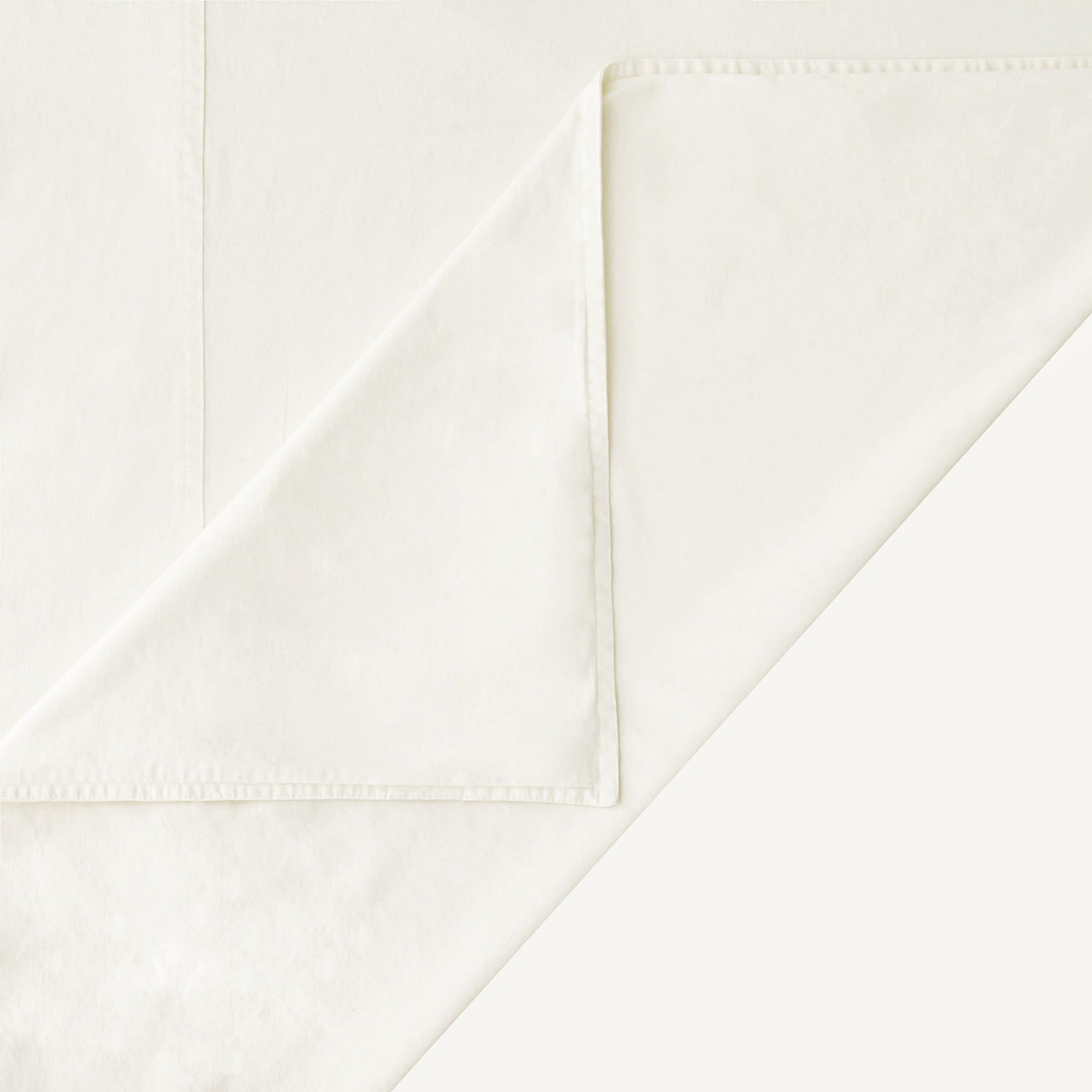 Cotton Canvas - Queen Stonewashed Duvet Cover Set (Set of 3) - Natural
