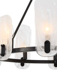 Ellipse - 10 Light Chandelier - Dark Bronze