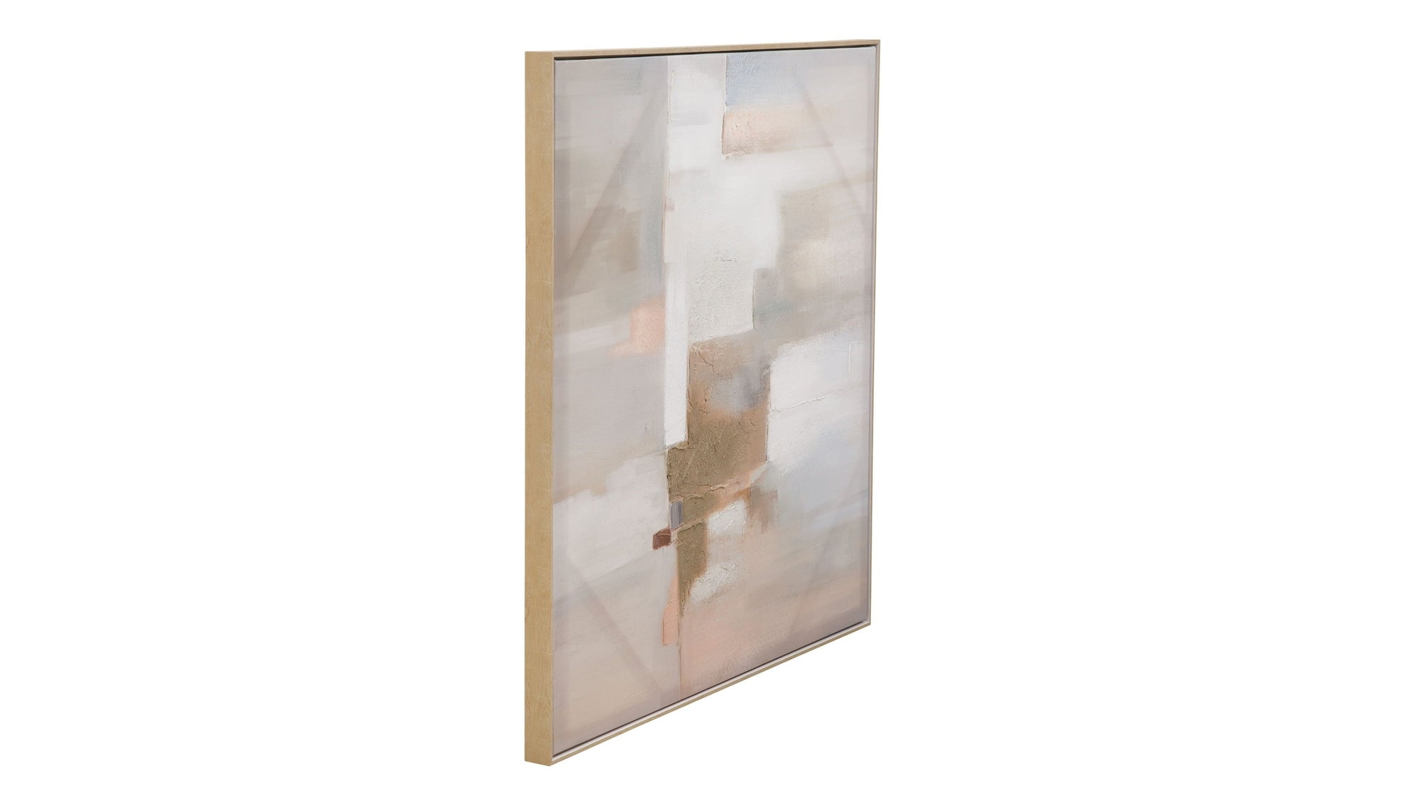 Framed Canvas Drifted Light - Silver