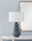 Carmel - Table Lamp - Blue / White