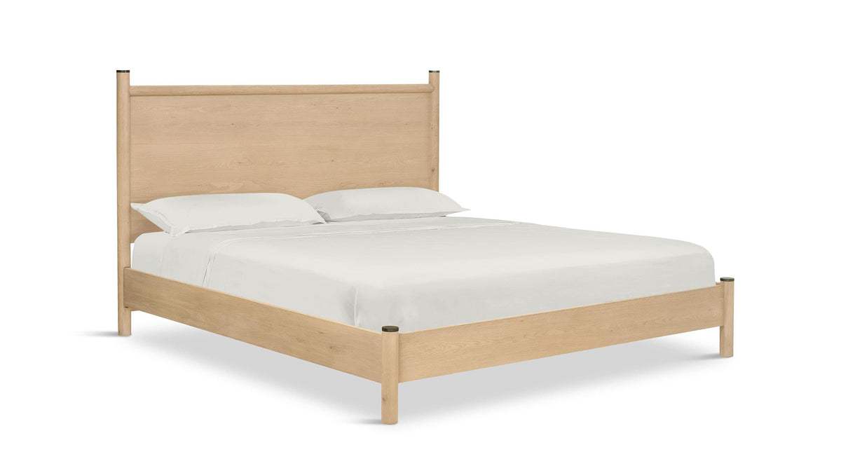 European Farmhouse Platform Panel Bed
