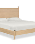 European Farmhouse Platform Panel Bed
