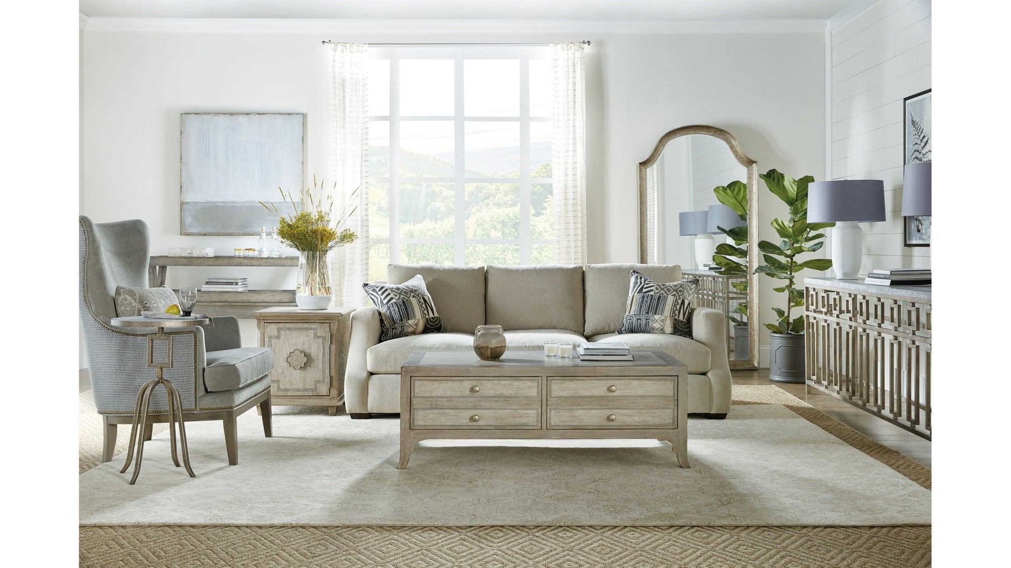 Alfresco - Lapilli Console Table - Light Brown