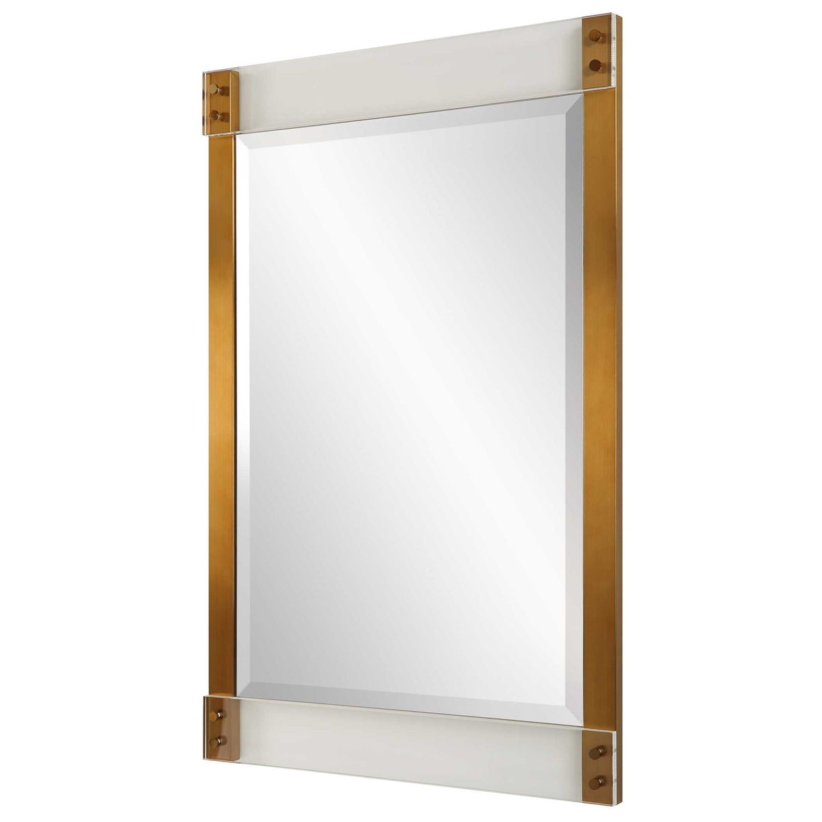 Nera - Plated Brass Mirror