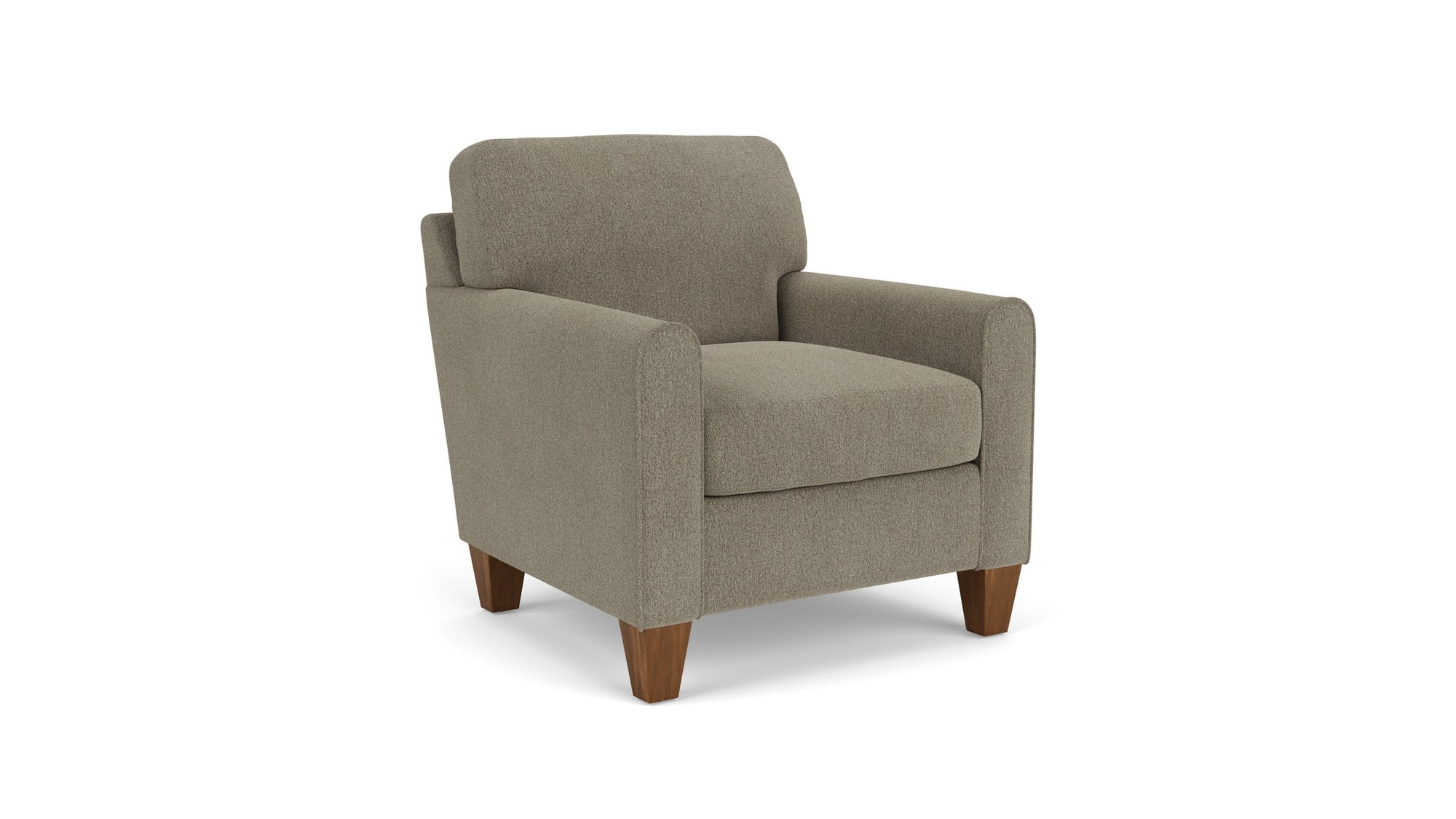 Moxy - Fabric Chair, Rounded Mailbox Arms