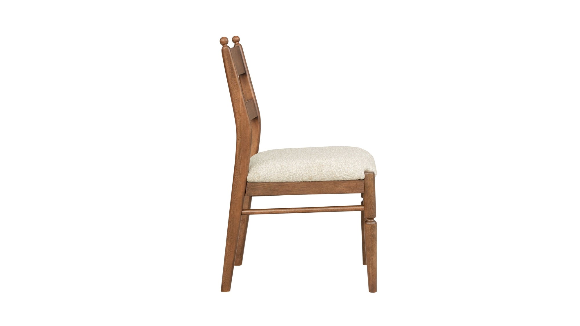 Azalea - Upholstered Dining Chair Set of 2 - Walnut