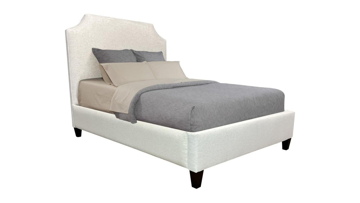 Notched Corner Upholstered Bed