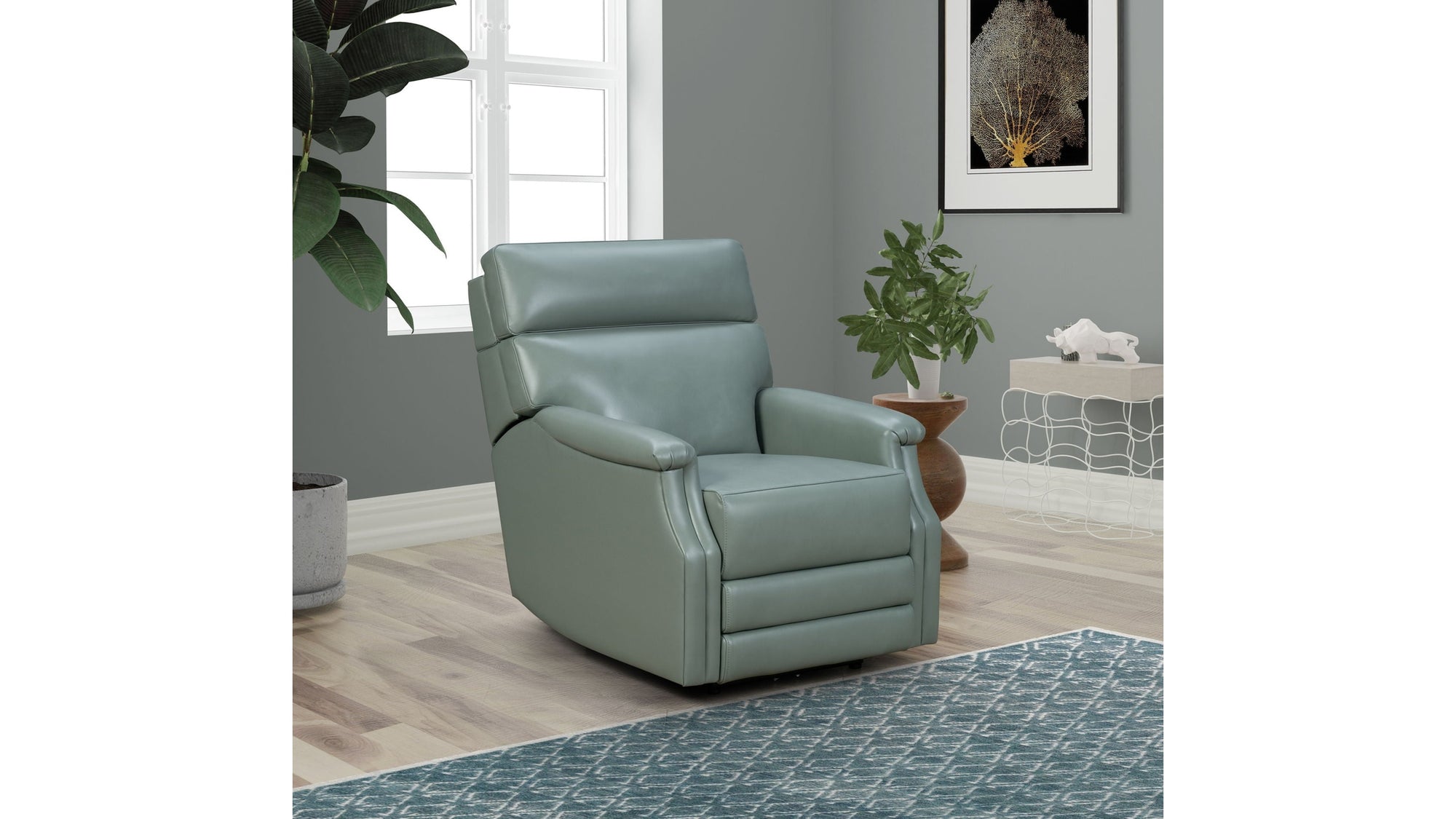 Luca - Power Recliner With Power Recline And Power Forward Adjustable Headrest