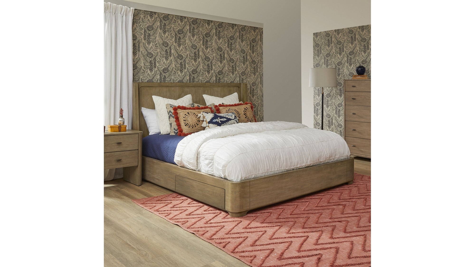 Normandy - Panel Storage Bed