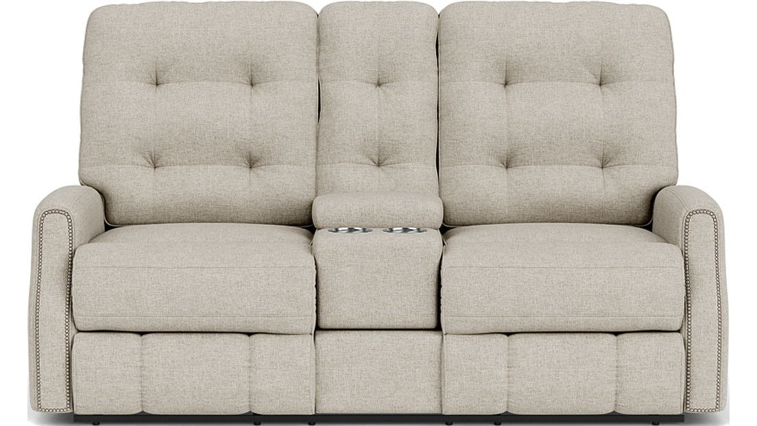 Devon - Reclining Loveseat, Nailhead Trim