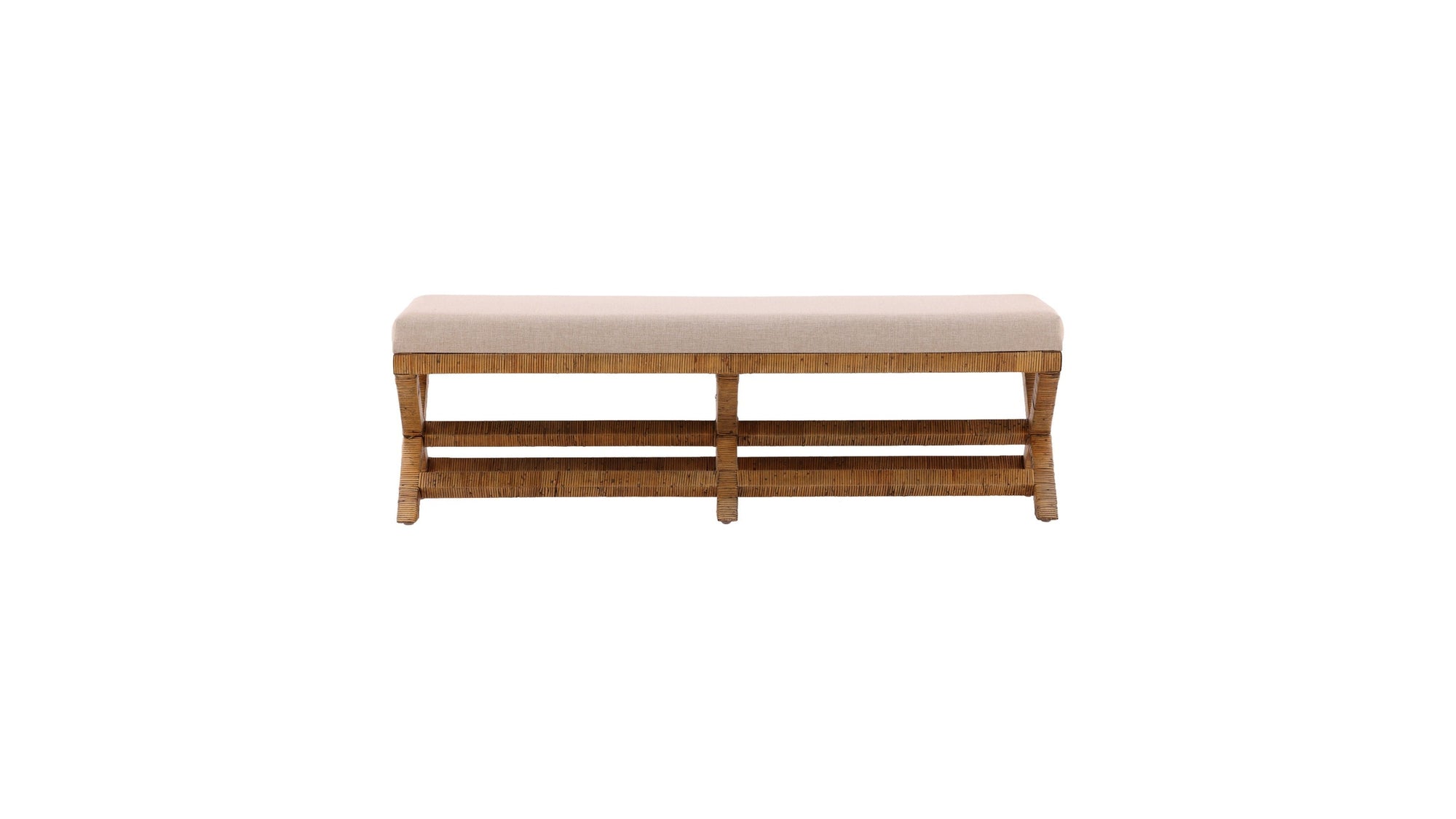 Aria - Bench - Beige / Light Brown