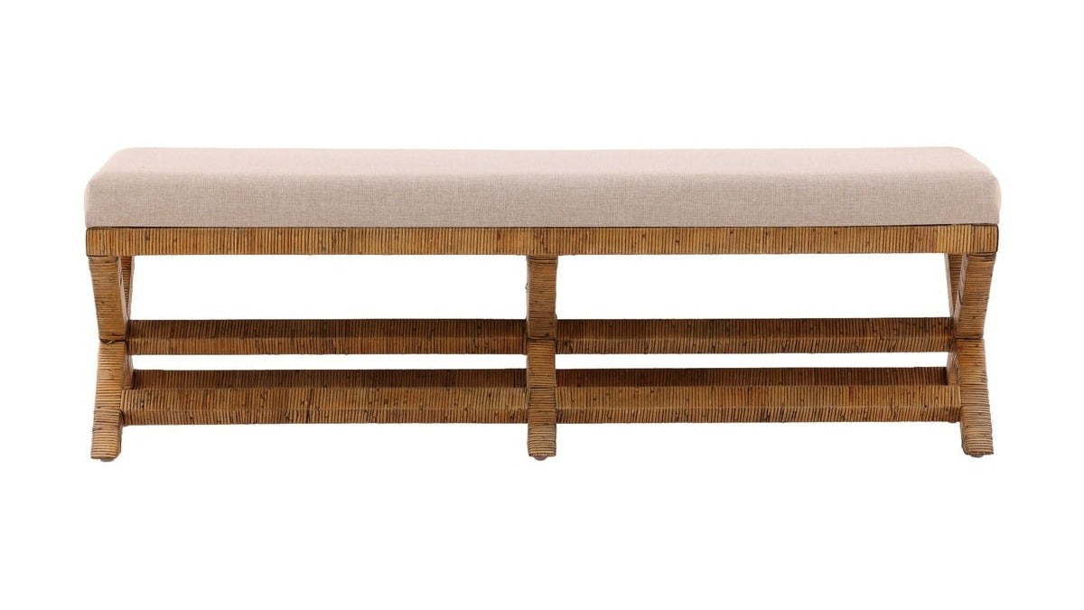 Aria - Bench - Beige / Light Brown