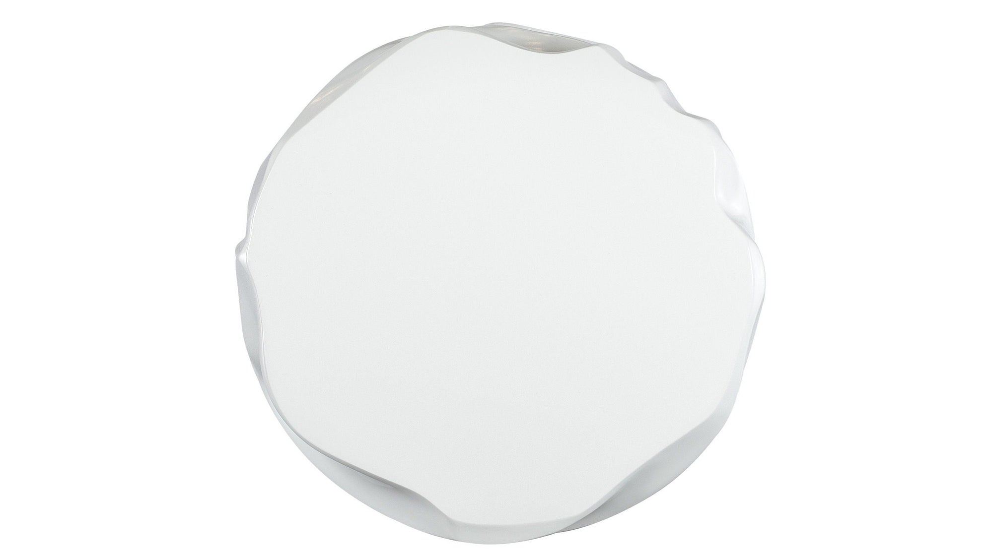 Melange - Alabaster End Table - White