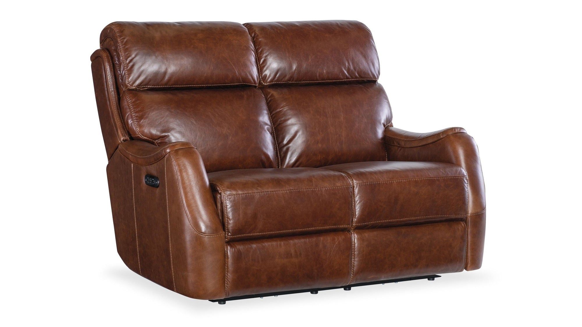 MS - Harlan Zero Gravity Power Loveseat With Power Headrest - Dark Brown