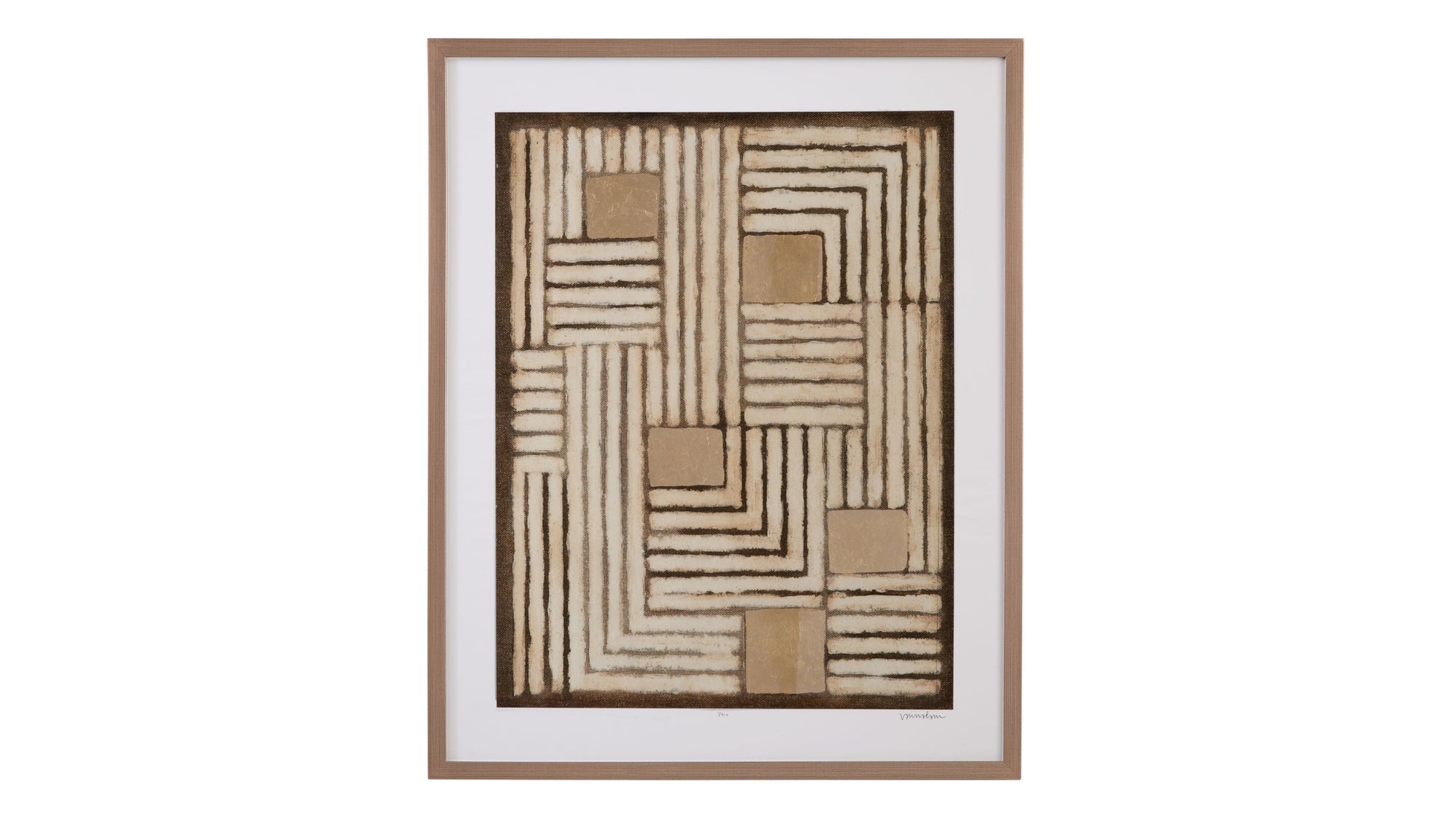 Purlin II Framed Print - Brown