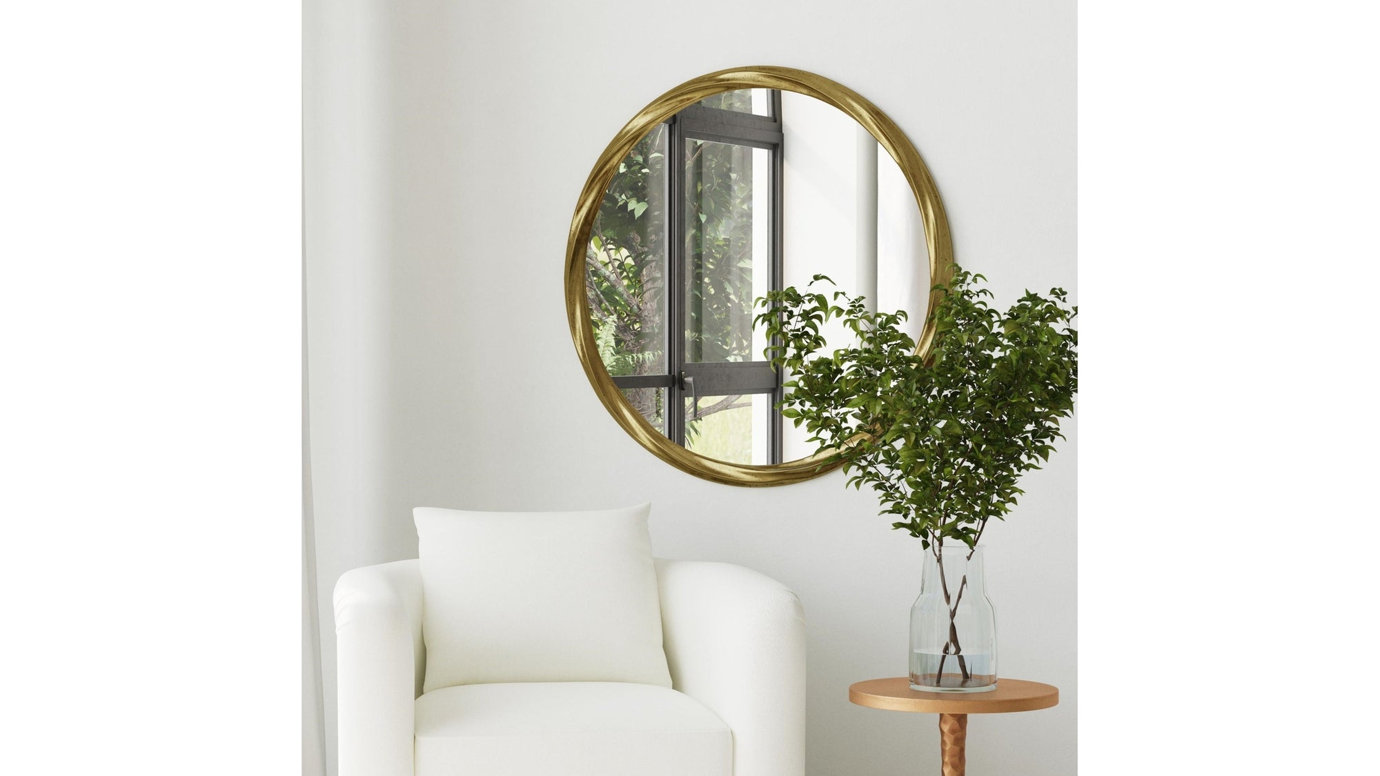 Beekmann - Hill Wall Mirror - Gold