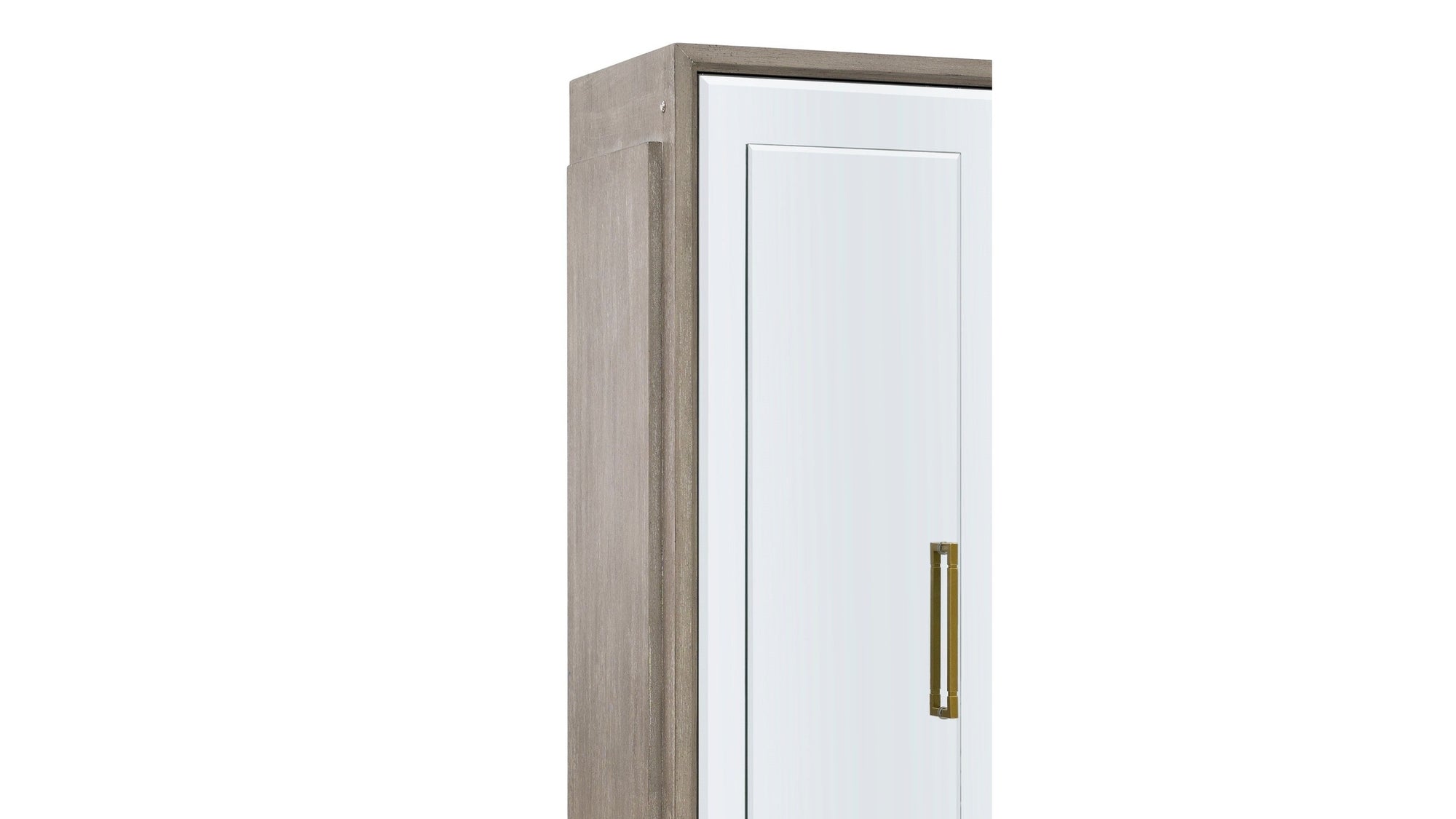 Lansing - Tall Bar Cabinet - Cerused Gray Oak