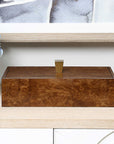 Burl Haven - Box - Dark Brown