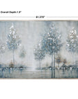Walk In The Meadow - Landscape Art - Light Gray