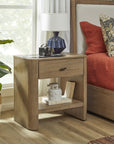 Normandy - Open Nightstand - Light Brown