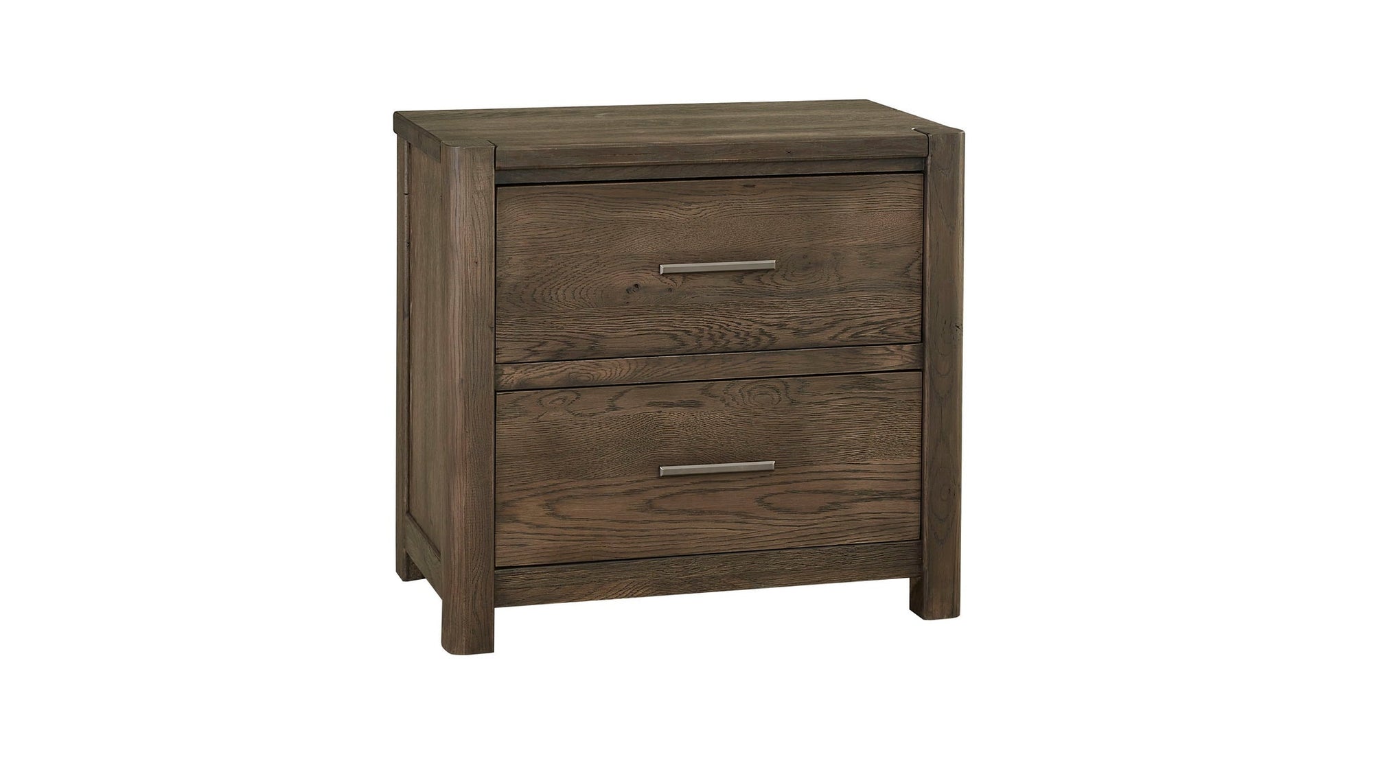 Crafted Oak - Nightstand 2 Drawers