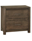Crafted Oak - Nightstand 2 Drawers
