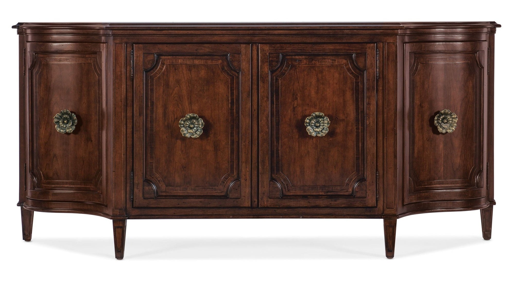 Charleston - Four-Door Buffet - Dark Brown