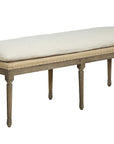 Milton - Bench - Beige / Light Brown