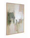 Verdant Horizon I Framed Canvas - Green