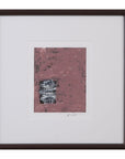 Dual Dichotomy I Framed Print - Pink / White