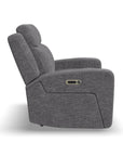 Ridge - Power Reclining Loveseat With Console And Power Headrests