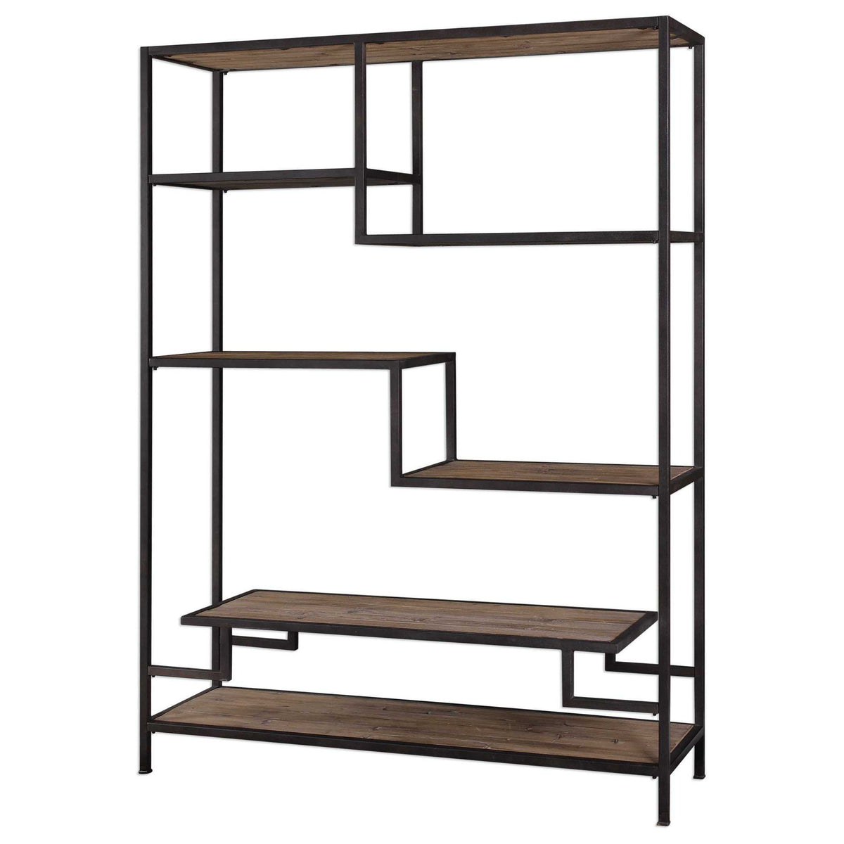 Sherwin - Industrial Etagere - Light Brown