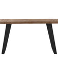 Freddy - Weathered Console Table - Light Brown & Black